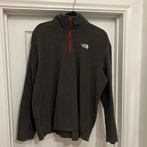 North face mens quarter zip fleece
